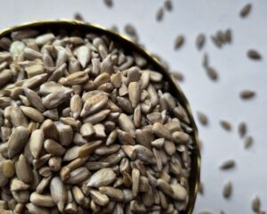 SAULESPUĶU SĒKLIŅAS, lobītas ZERO WASTE LESS WASTE KUULE.LV BEZIEPAKOJUMA VEIKALS