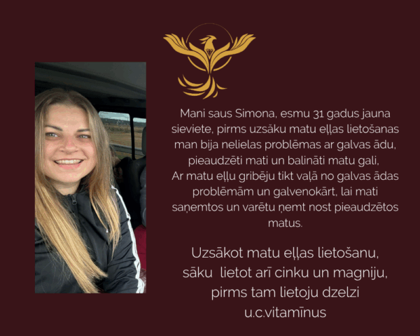 KOMPLEKTS MATU AUGŠANAI eļļa ar rozmarīnu, cinks un magnijs