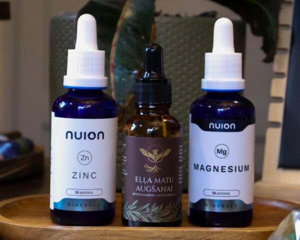 KOMPLEKTS MATU AUGŠANAI eļļa ar rozmarīnu, cinks un magnijs