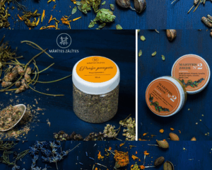 KOMPLEKTS imunitātes stiprināšanai: ZIEDE NR.2 (65g) + PRIEŽU PUMPURU TĒJAS PULVERIS ar samteni un pelašķi