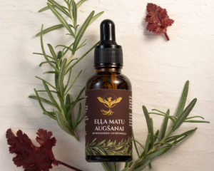 matu augšanas eļļa ar ROZMARĪNU un rīcineļļu